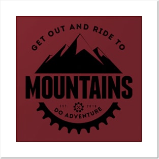 Ride to Mountains Posters and Art